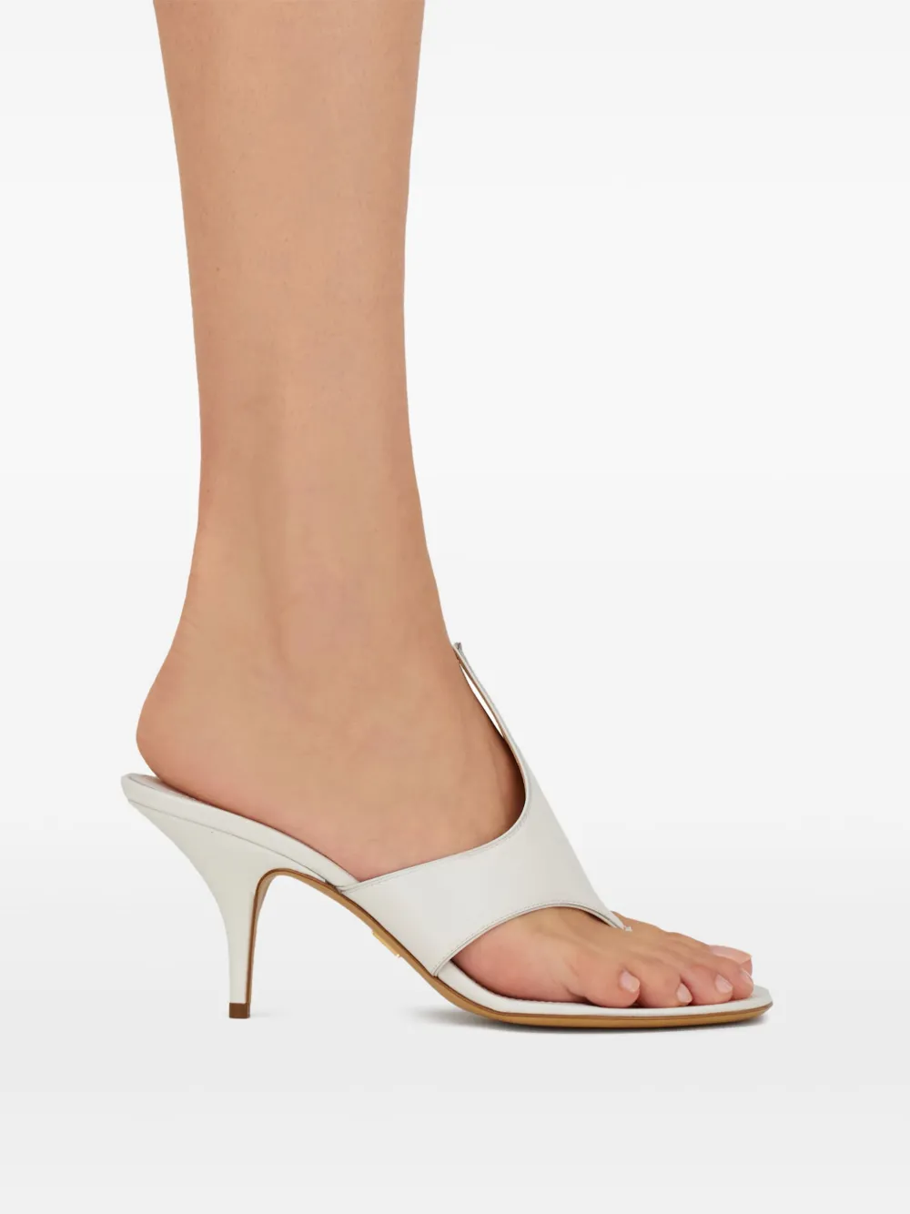 Ferragamo Fiamma mules White