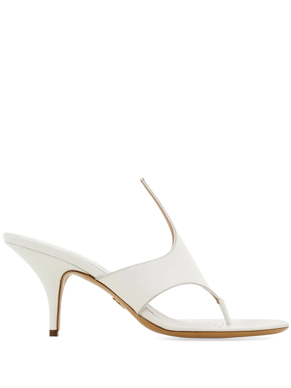 Ferragamo Fiamma mules White