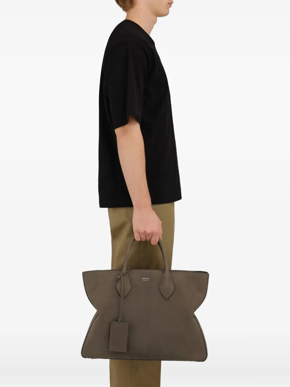 Ferragamo large leather tote bag | Image 2