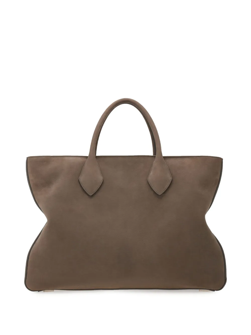 FERRAGAMO LARGE LEATHER TOTE BAG