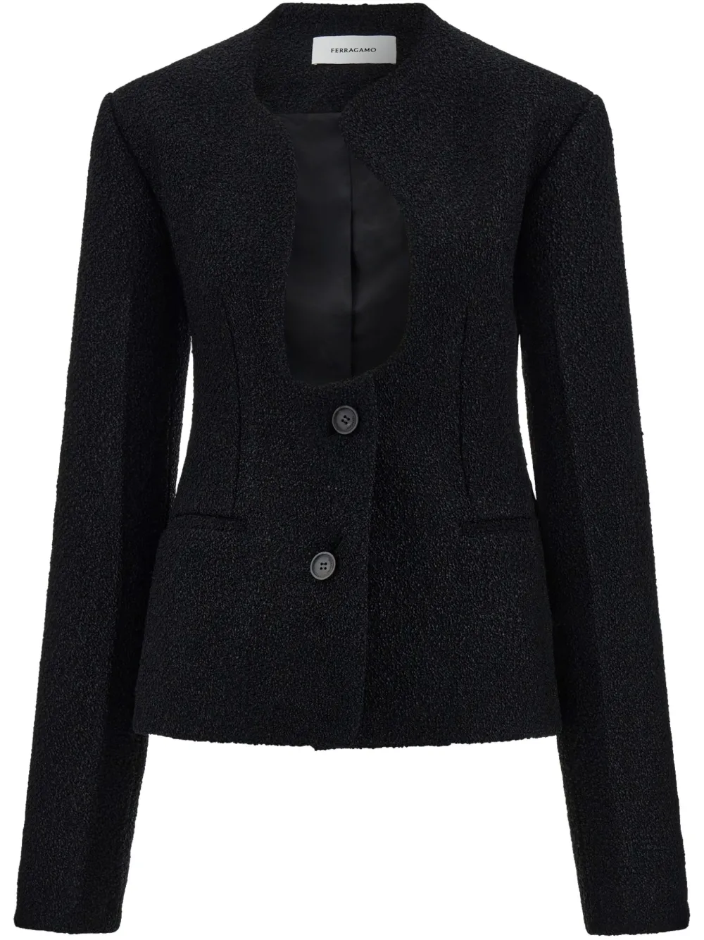 Ferragamo blazer con botones | negro | Image 1