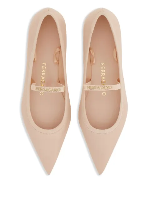 Ferragamo leather ballerina shoes 782675 - 1
