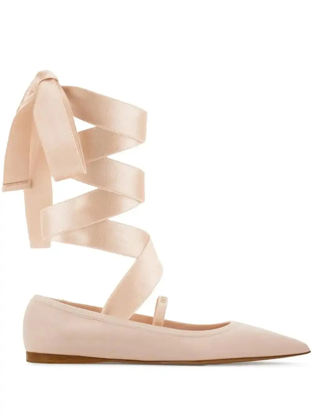 leather ballerina shoes