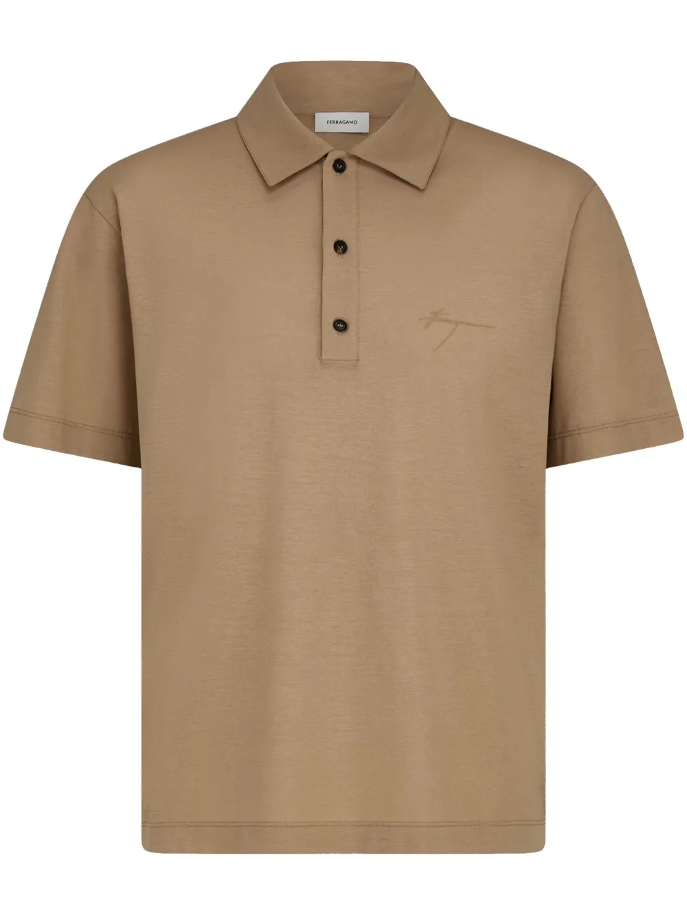 Ferragamo playera tipo polo Signature | neutro | Image 1
