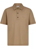 Ferragamo signature cotton polo shirt - Neutrals