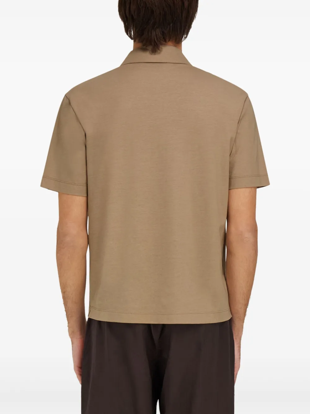 Ferragamo Kenmerkend katoenen poloshirt Beige