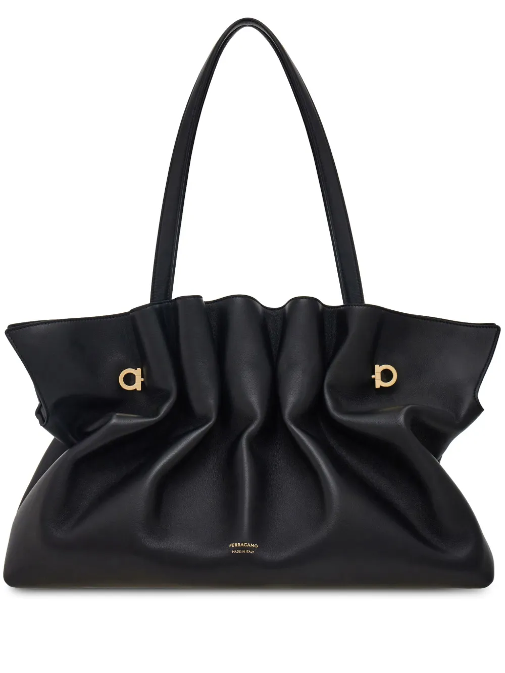 Ferragamo large Soft shoulder bag | Black | Image 1