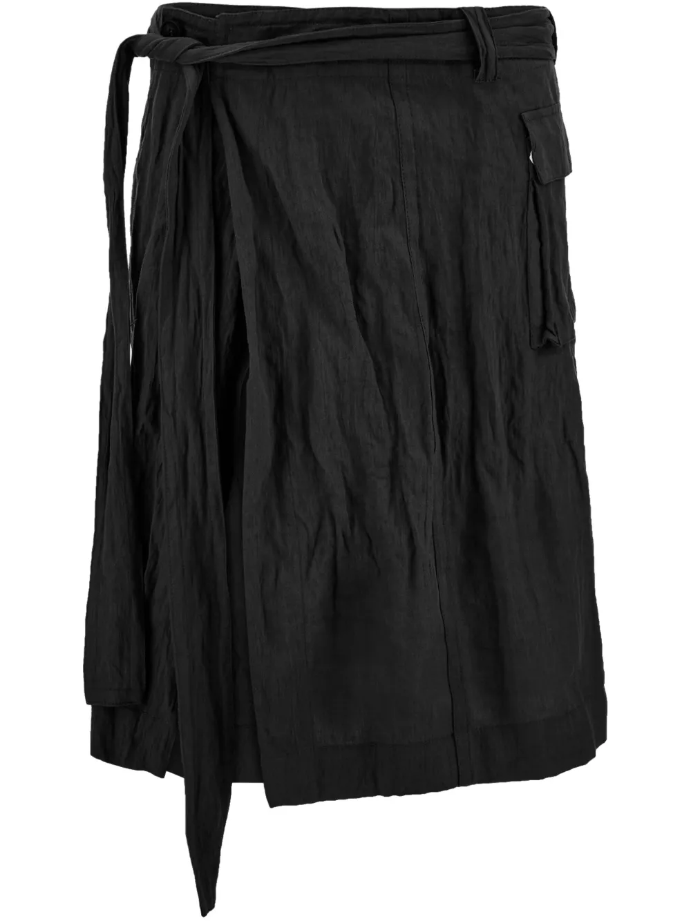 Ferragamo wrap midi skirt | Black | Image 1