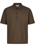 Ferragamo signature cotton polo shirt - Brown