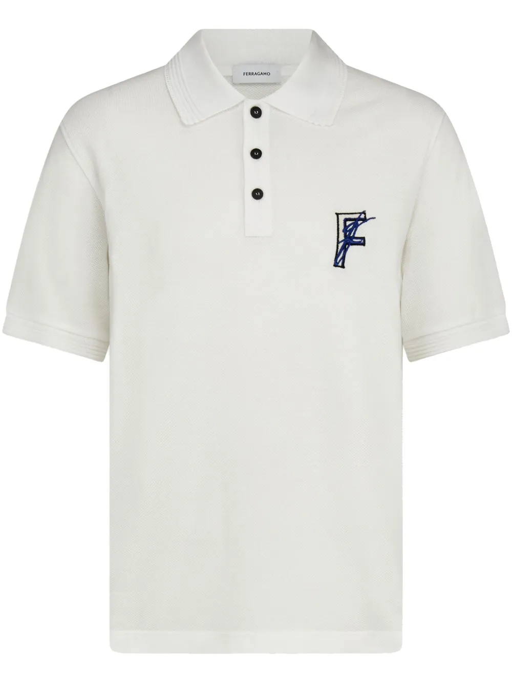 Ferragamo playera tipo polo | blanco | Image 1