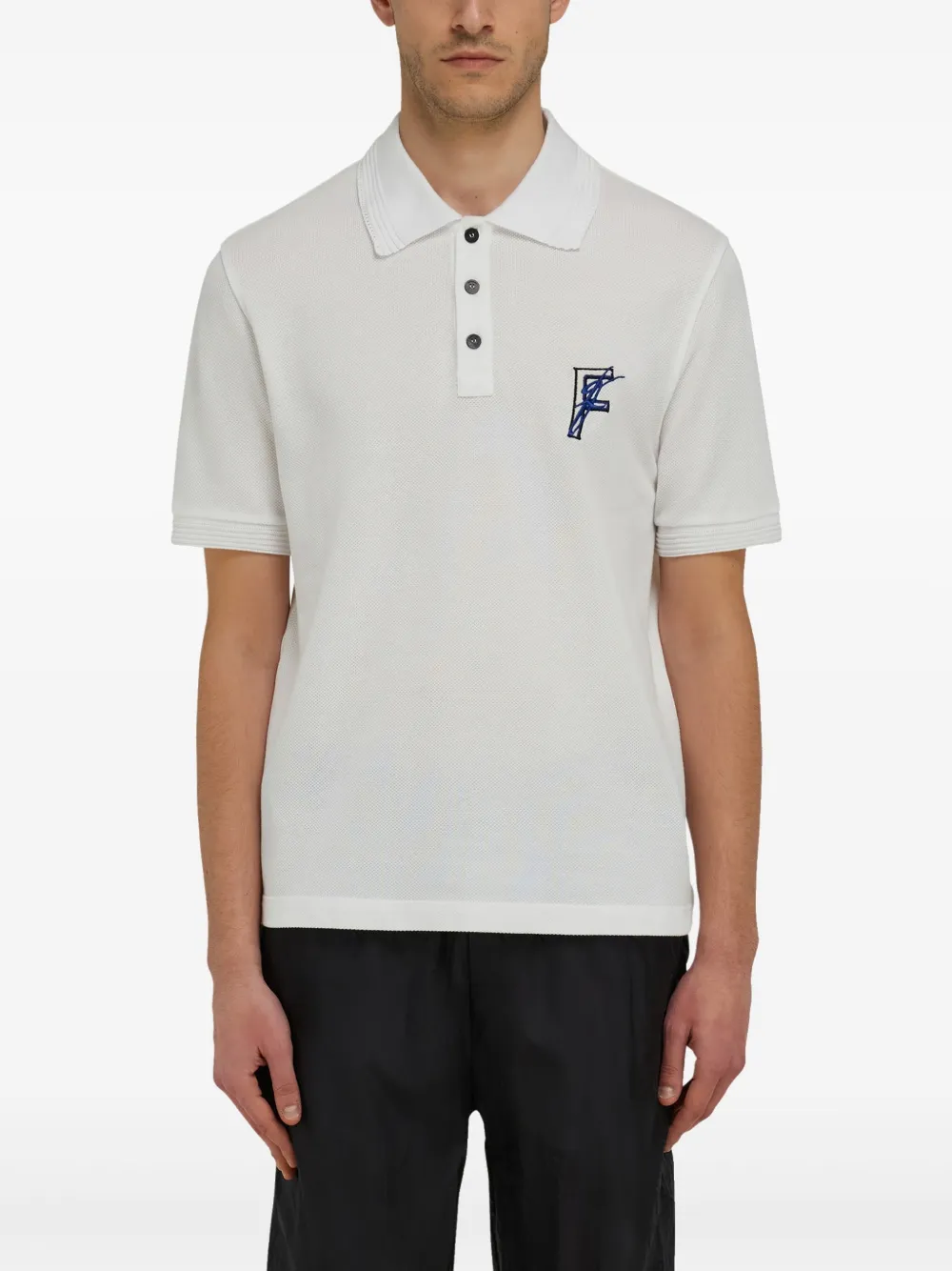 Ferragamo Katoenen poloshirt Wit