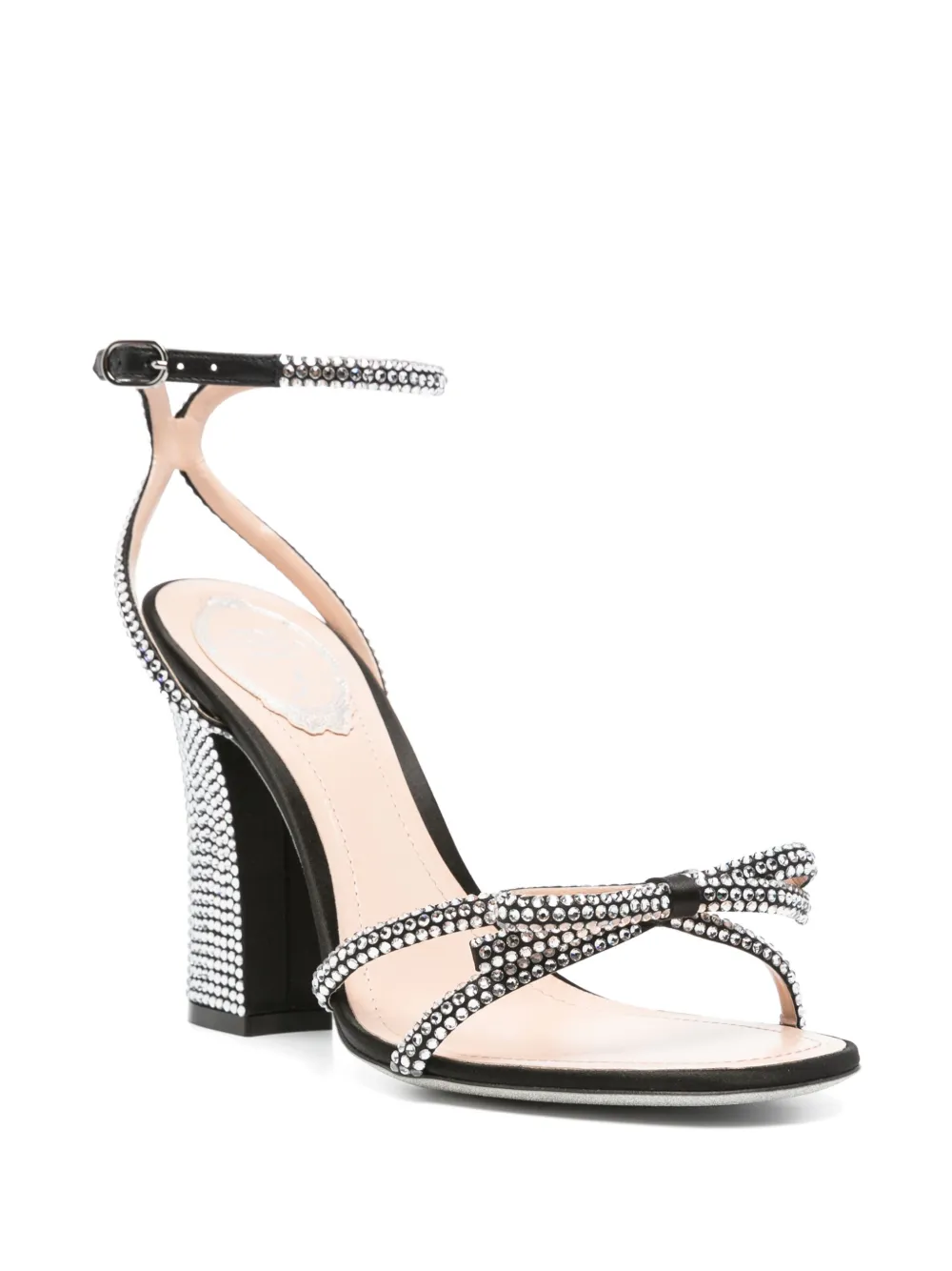 René Caovilla 105 mm Nicole sandalen - Zwart