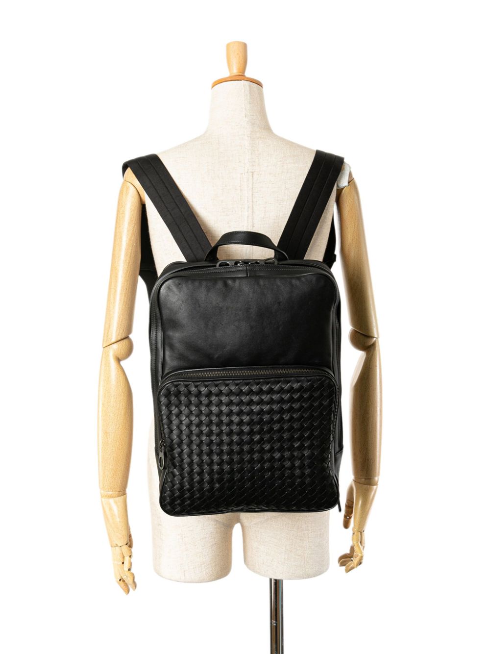 Bottega Veneta Pre-Owned 2012-2024 Intrecciato backpack - Zwart