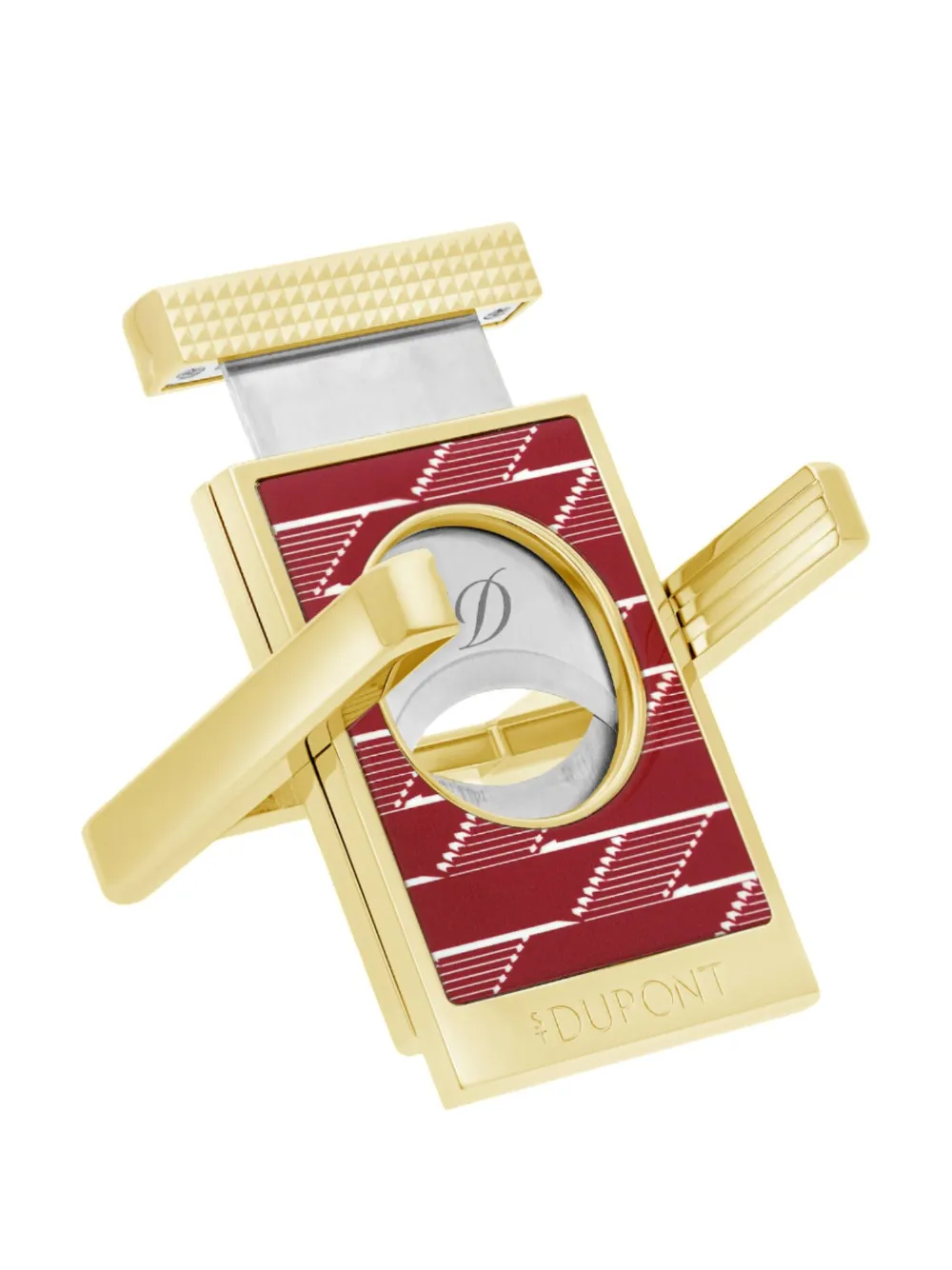 St Dupont Monogram 1872 Cigar Cutter Stand In Red
