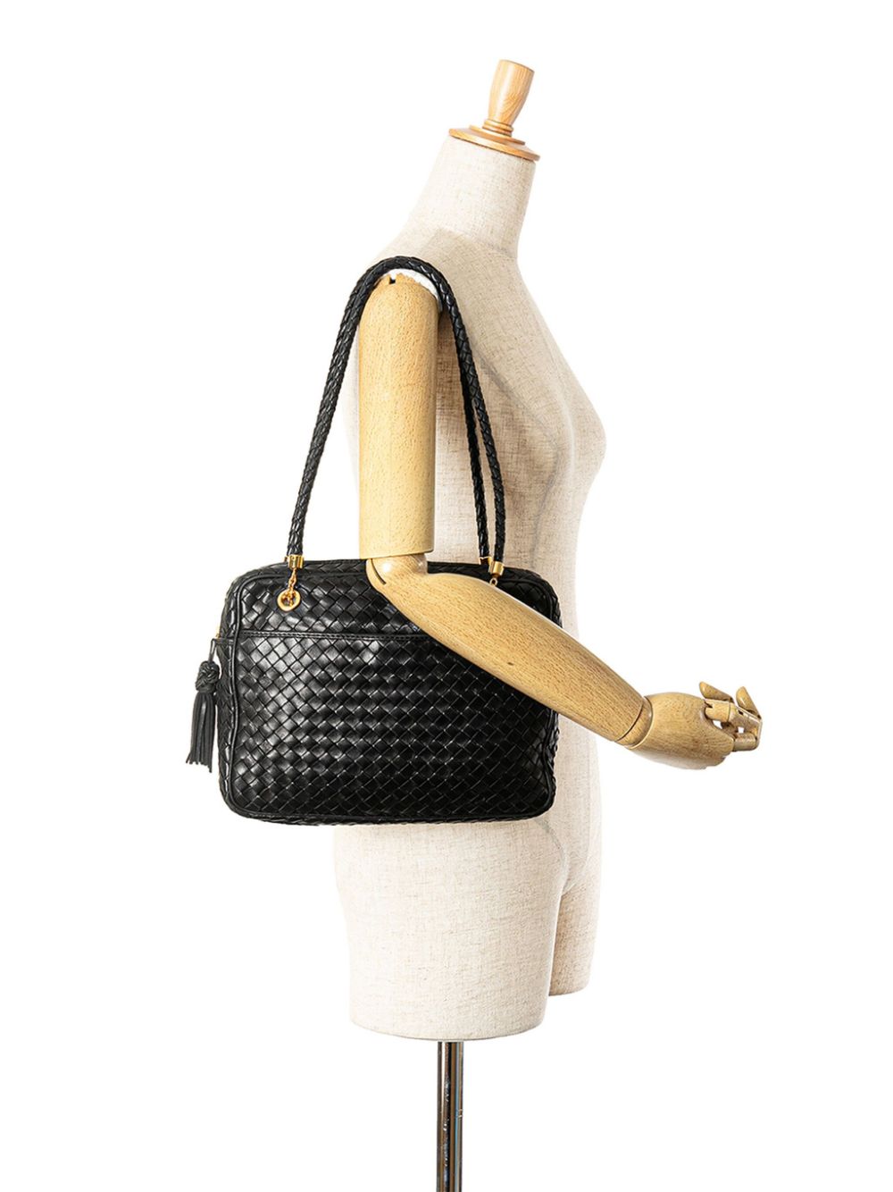 Bottega Veneta Pre-Owned 2012-2020 Nappa Intrecciato shoulder bag - Zwart