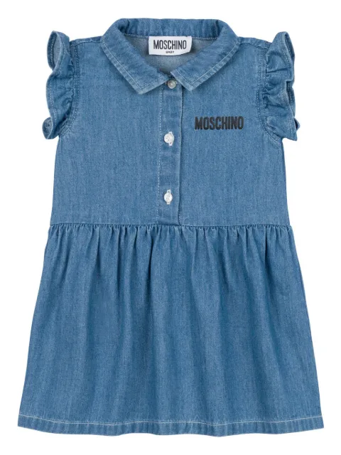 Moschino Kids Kleid mit Logo-Print