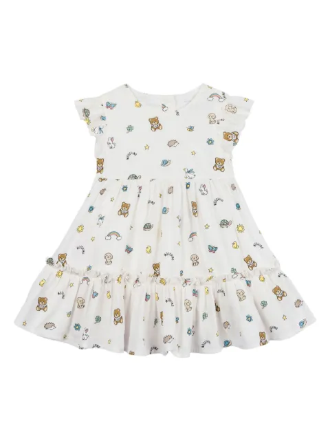 Moschino Kids Kleid mit Teddy-Print