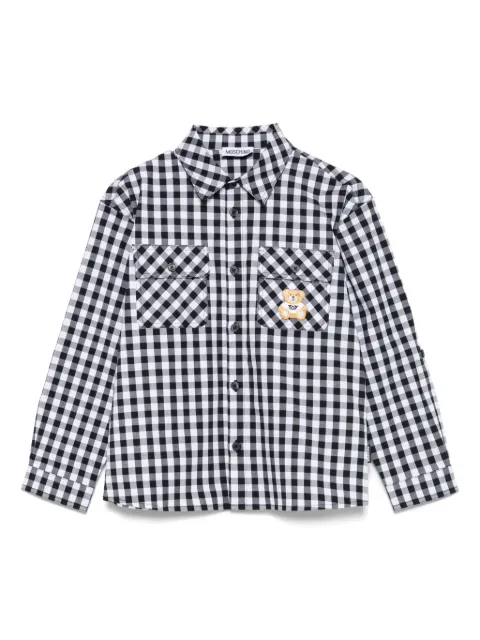 Moschino Kids Hemd mit Karomuster