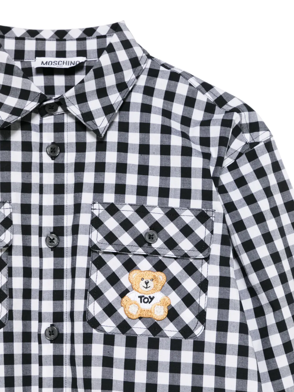 Moschino Kids Geruite rok Zwart