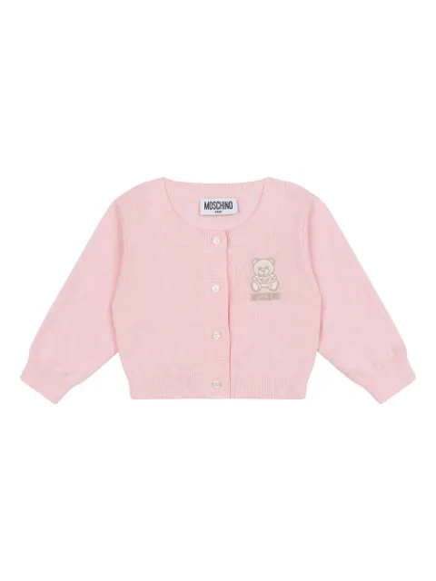 Moschino Kids Teddy Bear cardigan 