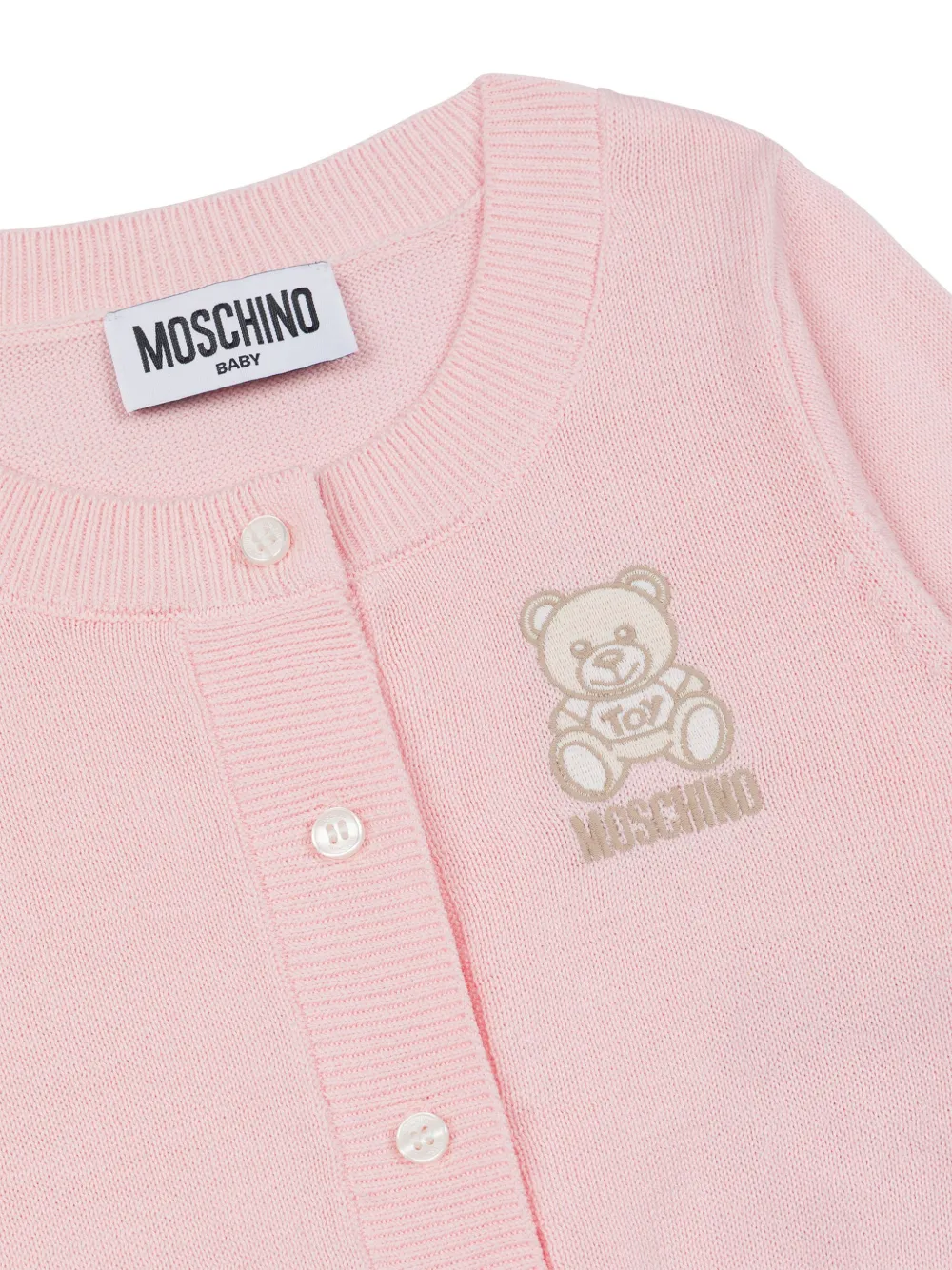Moschino Kids Teddy Bear vest Roze