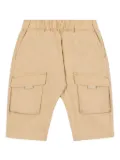 Moschino Kids logo-patch trousers - Brown