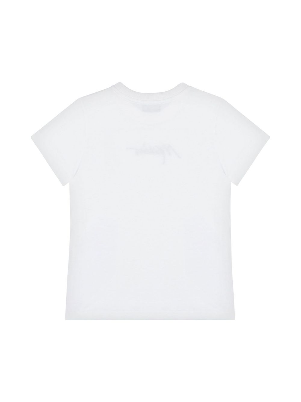 Moschino Kids T-shirt met geborduurd logo - Wit