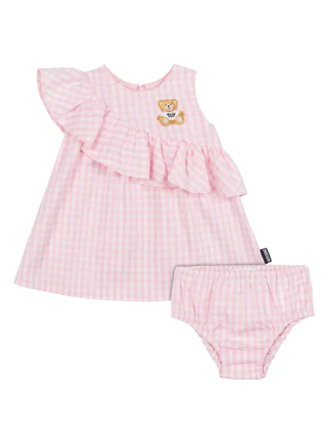 Moschino Kids Kleid mit Karomuster