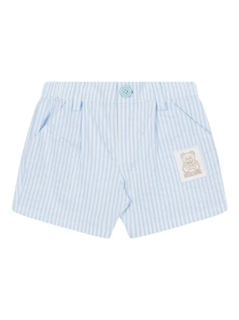 Moschino Kids stripe-pattern shorts 