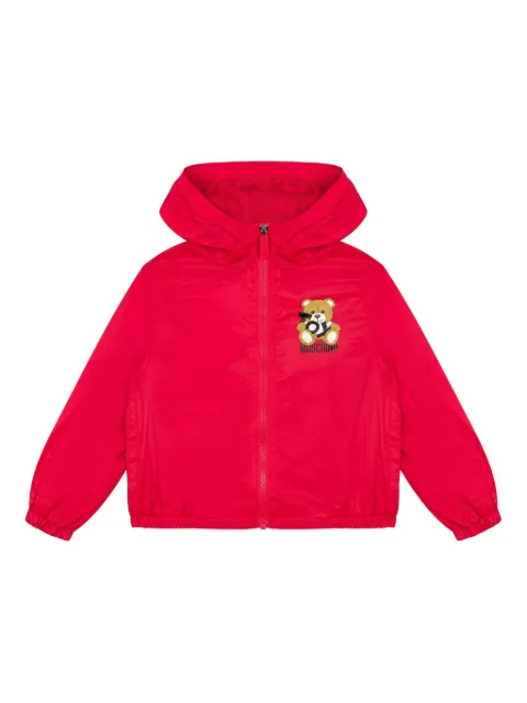 Moschino Kids bear-motif hoodie 