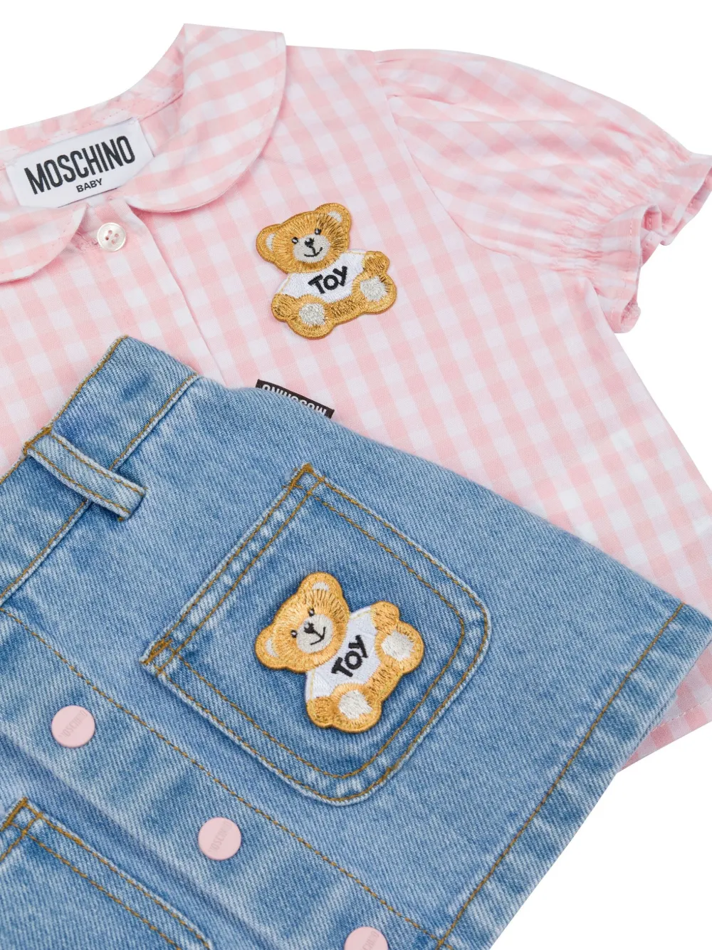 Moschino Kids Spijkerrok set Blauw