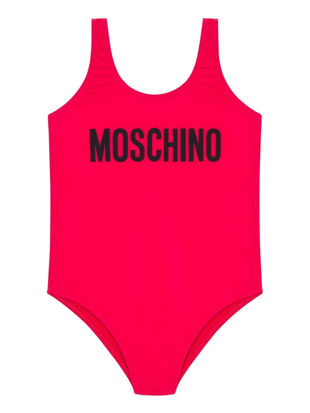 Moschino Kids Badpak met logoprint Rood