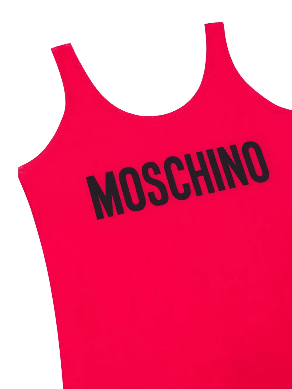 Moschino Kids Badpak met logoprint Rood