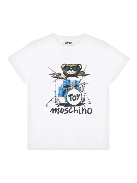 Moschino Kids teddy bear-print T-shirt