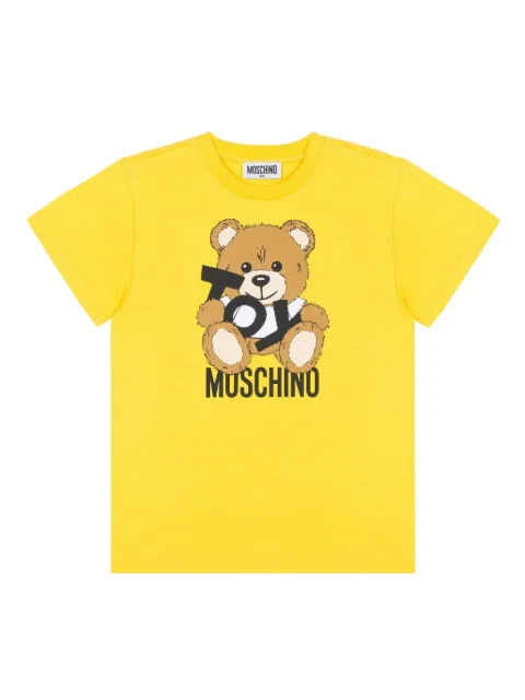 Moschino Kids 테디 베어 프린트 티셔츠