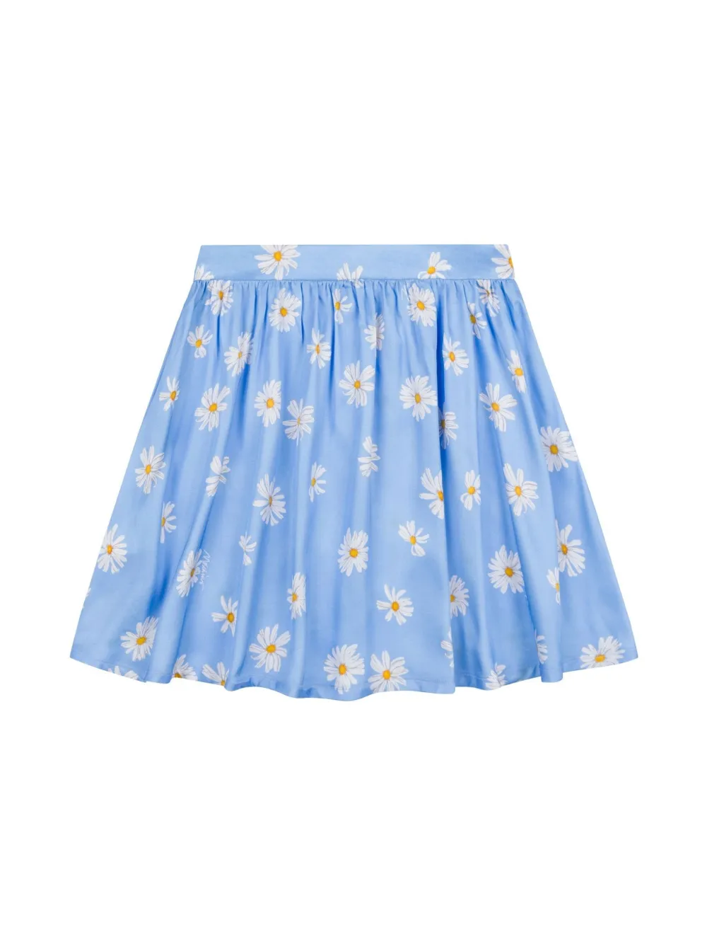 Moschino Kids Rok met madeliefjesprint - Blauw