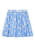 Moschino Kids daisy-print skirt - Blue