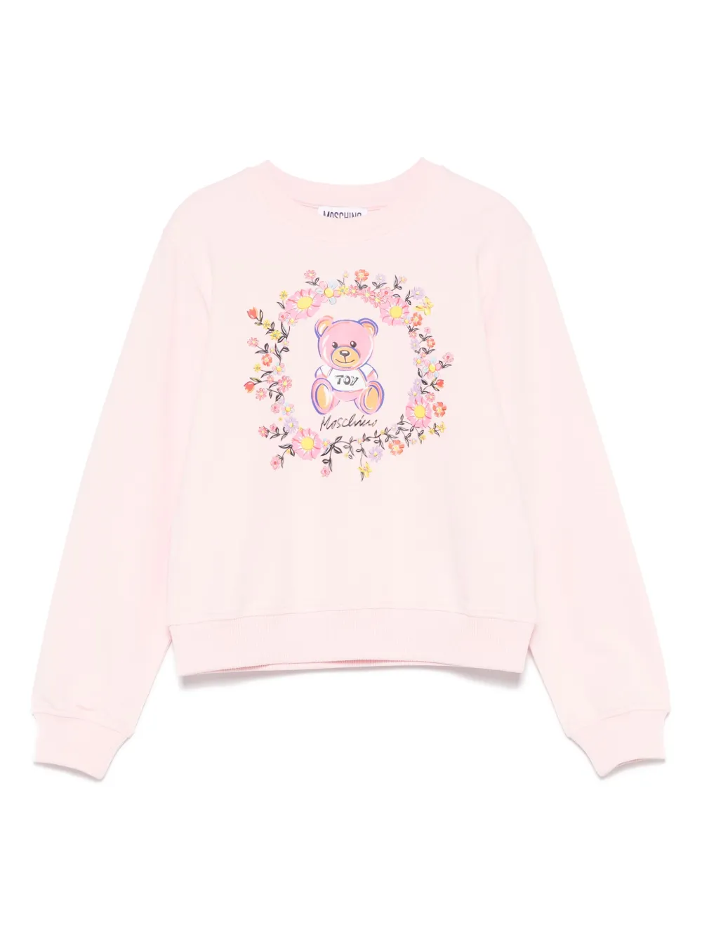 Moschino Kids Leo Teddy スウェットシャツ - ピンク Moschino Kids Leo Teddy スウェットシャツ - ピンク