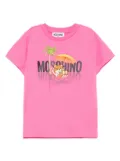 Moschino Kids Teddy Bear-print T-shirt - Pink