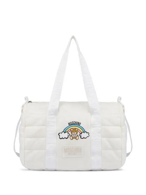 Moschino Kids logo-print changing bag 
