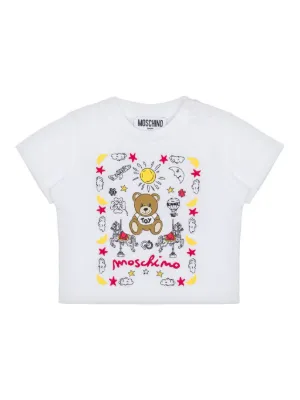 Moschino Kids テディベア Tシャツ | ホワイト | FARFETCH JP