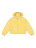 Moschino Kids daisy-print jacket - Yellow