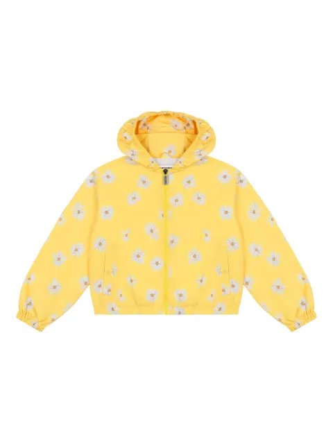 Moschino Kids daisy-print jacket