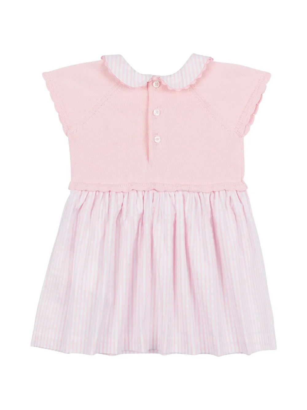 Moschino Kids Jurk met geborduurd logo - Roze