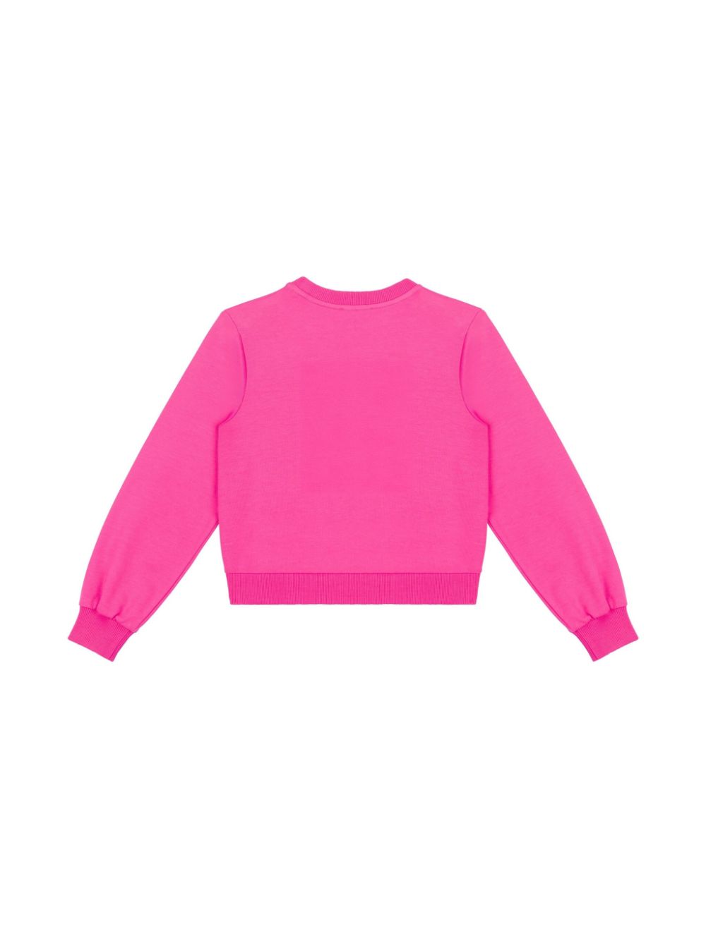 Moschino Kids teddy bear-motif sweatshirt Roze