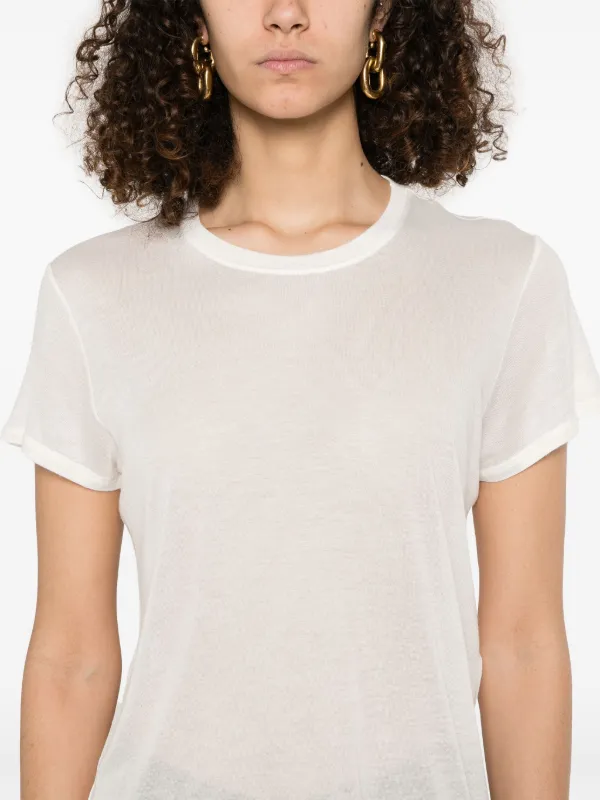 TOM FORD Slub Cotton T-shirt | White | FARFETCH CA
