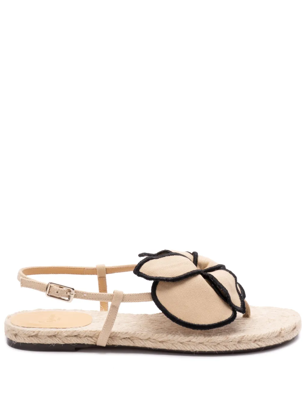 Castañer floral-appliqué sandals Neutrals