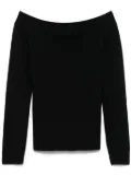 TOM FORD off-shoulder sweater - Black