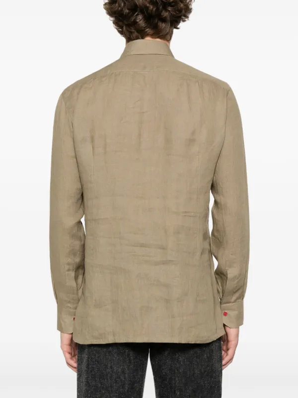 キートン Kiton リネンシャツ D51414H06940 ライトブラウン サイズ：38 リネンシャツ（シャツ）｜Kiton（キートン）｜ STRASBURGO