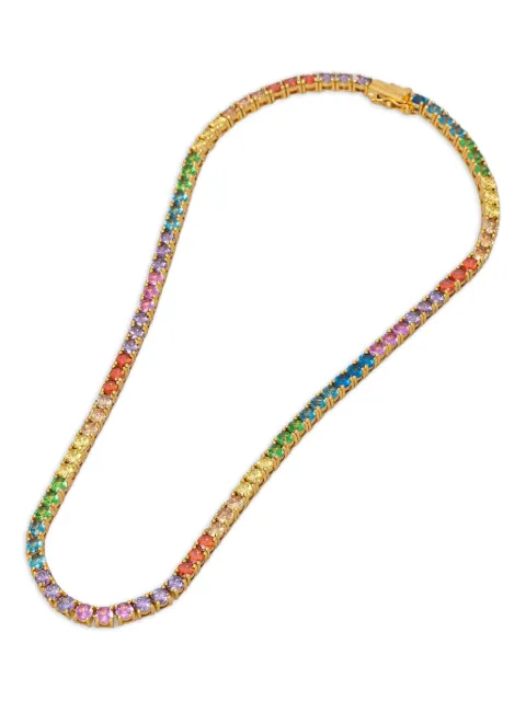 Kurt Geiger London rainbow tennis necklace
